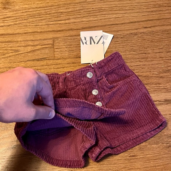 Zara dark purple skort infant or toddler 12-18 months - Picture 2 of 5